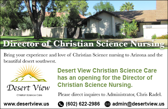 Desert View Director of Christian Science Nursing